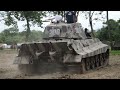 Tiger 2 start up and drive in Normandy (D-Day 80)