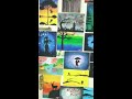 Collection of Silhouette paintings on wall