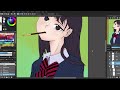 [Illustration Making] Komi Can't Communicate Pocky (medibang speedpaint)