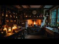 Candlelit Cottage Kitchen: Rustic Nighttime Ambiance with Cricket Sounds 🕯️1 Hour of Cozy ASMR ✨