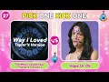 SWIFTIES vs LIVIES ❣️| Pick One Kick One Taylor Swift vs Olivia Rodrigo SONG BATTLE🎵