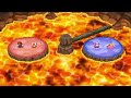 Mario Party 6 - Lucky Bridge Battle 2 vs 2 - Red Team vs Pink Team