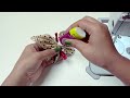 How to Make Fabric Butterfly Pins | Fabric Butterfly Making Easy | Butterfly Latkan Design