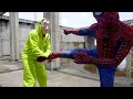 TEAM SPIDER-MAN Battle vs NEW BAD GUY TEAM || Oh No ! They Are So Strong ( Live Action )