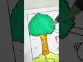 How to color the tree#coloringbook #coloringpages #coloringbookpages #coloringwithme