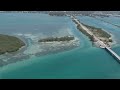 Aerial Video of Bird Key Island.