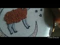 Eid special sheep Hand Embroidery Design for  beginners #embroideryforbeginners