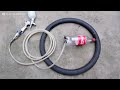 How to Make a Manual Compressor from Used Tires