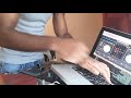 Live beatmaking and finger drumming  with Scratch Live.