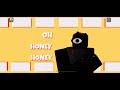 My Roblox character doing the honey dance