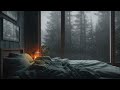 Relaxing Rain on the Window to Sleep in 15 Minutes - Sleep Music with Soft Rain and Peaceful Piano