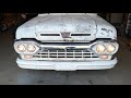 F100 Crown Vic Frame Swap ep 13, Grill Bumper and Lights