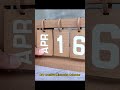 Cardboard Craft Ideas | DIY Creative Minimalist Calendar #shorts #diycardboards #diy