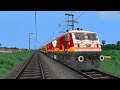 WAP-7 ELECTRIC ENGINE COUPLING ICF UTKRIST COACHES TO HAMSAFER EXPRESS COACHES @NTG