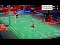 Nice Angle! Kunlavut Vitidsarn vs Anders Antonsen at semi finals Indonesia Open 2024 Badminton