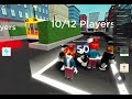 Playing a zombie outbrave game on Roblox