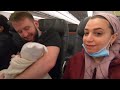 The *reality* of FLYING With A NEWBORN | Baby's First Flight + What's In My DIAPER BAG?