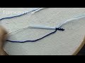 Super easy embroidery stitches | A stitch for beginners |