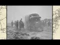 RARE FOOTAGE: Army Convoy Limps Across Country Roads | Young President Eisenhower Journal Entries