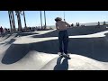 A crazy skatepark session in Venice beach Los Angeles