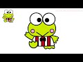 How To Draw Keroppi | Sanrio | Cute Frog | Easy Step By Step Drawing Tutorial