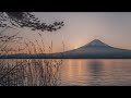 Lofi Japanese Koto Music, Mt. Fuji and Lake