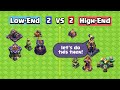 High End VS Low End Defenses | Clash of Clans