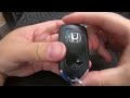 Honda Key FOB Battery Change (Smart Key Remote) - For Accord, Civic, CRV, Pilot, Odyssey, Ridgeline