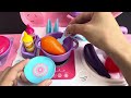6-minute satisfaction unboxing, pink mini Mickey Minnie kitchen toy game | ASMR | comment toy