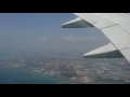 Malaysia Airlines take off from Penang