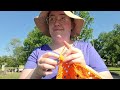 Crochet With Me At The Park (I do talk at some point 😂)