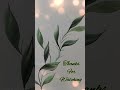 How To Paint Leaves in One Stroke l Quick Simple And Easy Technique For Beginners l