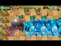 Pvz 2 Challenge - ALl Plants Vs 6 Frozen Gargantuar Zombies