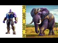 AVENGERS But ELEPHANT 🐘 VENGERS 💥 All Characters (marvel & DC) 2024 😎