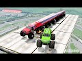 Long Monster Truck (22х22) vs Normal Monster Truck (4х4) #3 - Beamng drive