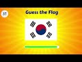 Guess the 50 Flags of the world🌎🏳‍🌈🤔 | Easy hard and impossible Challenge