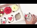 Valentine Cupcakes | Valentine Cupcake flower box
