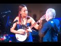 Rhiannon Giddens singing with Paul Simon at his Grammy Salute.