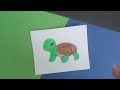 How to draw a turtle 🐢 very easy step by step |#drawingwithme #drawing #turtle