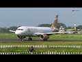 Simbah Putri Terhempas Saat Pesawat Garuda Indonesia Boeing 737-800 Take Off Di Pinggir Jalan Raya