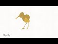 here a kiwi walking animation