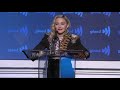 Madonna at the 30th Annual GLAAD Media Awards: “We choose love, and we will not give up.”