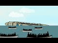 O naufrágio do Andrea doria|The sinking of the Andrea Doria (animation)