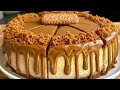 Easy no bake biscoff cheesecake - تشيزكيك اللوتس الشهير