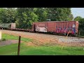 Norfolk Southern Mixed Freight Train: NS 9924, UP 5423, and NS 9724