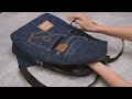A simple way to sew a backpack out of old jeans!