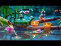 Relaxing Piano Music with Nature View, Deep Sleeping Music - Meditation Music,Water Fountain, Bamboo