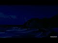 😴🌊 soothing sea and relaxing waves sound for sleeping at night (dark screen)