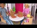 Barbie & Ken Doll Family Toddler Shopping for Valentines Day