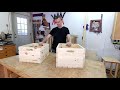 How to make a classic wooden crate. Easy + advanced versions.